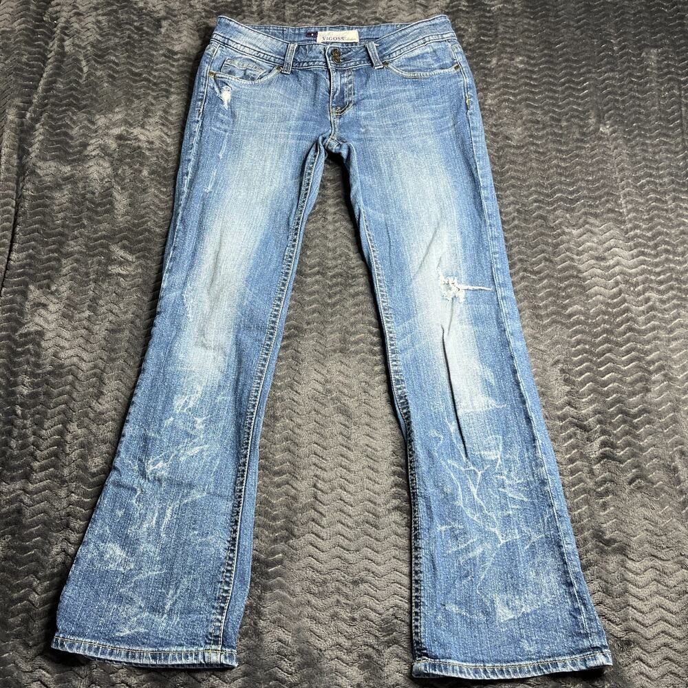 Vigoss Jeans Womens 9 Denim Low Rise Boot Cut
